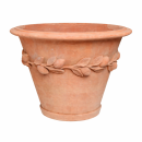 Klassischer Terracottatopf aus Impruneta mit Limonendekor – edel, handgefertigt und frostfest